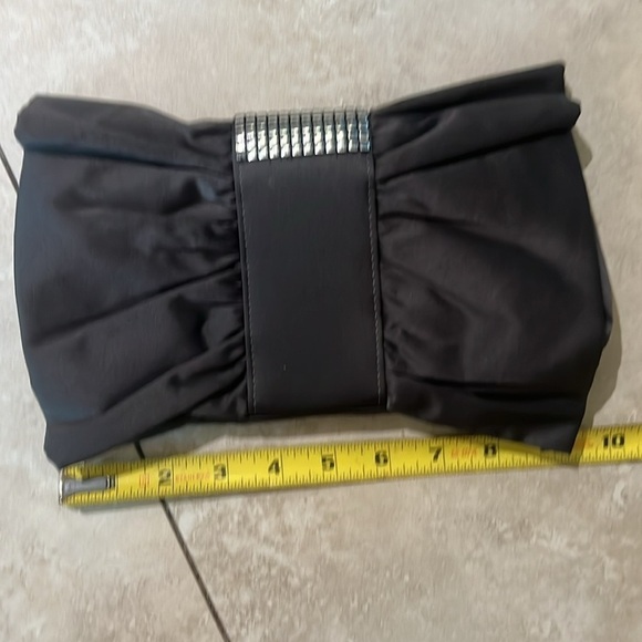 Jessica McClintock Dark Gray Clutch - No Strap - Picture 6 of 7